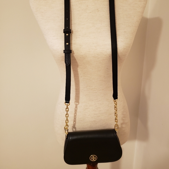 New Tory Burch Landon Mini Leather Crossbody - Picture 10 of 12